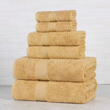 Oregon Organic Cotton Medium Weight Solid 6-Piece Towel Set