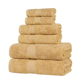 Oregon Organic Cotton Medium Weight Solid 6-Piece Towel Set