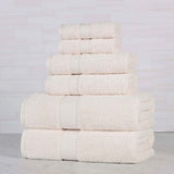Oregon Organic Cotton Medium Weight Solid 6-Piece Towel Set