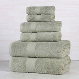 Oregon Organic Cotton Medium Weight Solid 6-Piece Towel Set