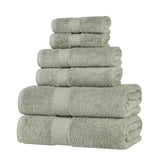 Oregon Organic Cotton Medium Weight Solid 6-Piece Towel Set