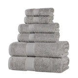 Oregon Organic Cotton Medium Weight Solid 6-Piece Towel Set