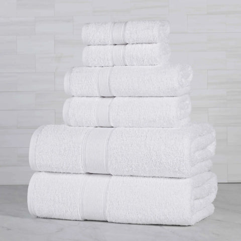 Oregon Organic Cotton Medium Weight Solid 6-Piece Towel Set