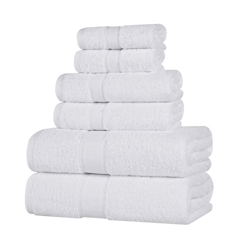 Oregon Organic Cotton Medium Weight Solid 6-Piece Towel Set