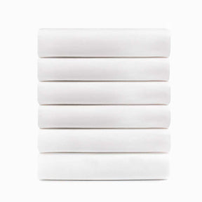 Cotton Rich Percale Hotel Quality Fitted Bed Sheets, Set of 3, 6, 12