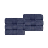 Superior Premium Turkish Cotton 6-Piece Hand Towel Set