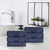 Superior Premium Turkish Cotton 6-Piece Hand Towel Set