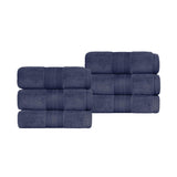 Superior Premium Turkish Cotton 6-Piece Hand Towel Set