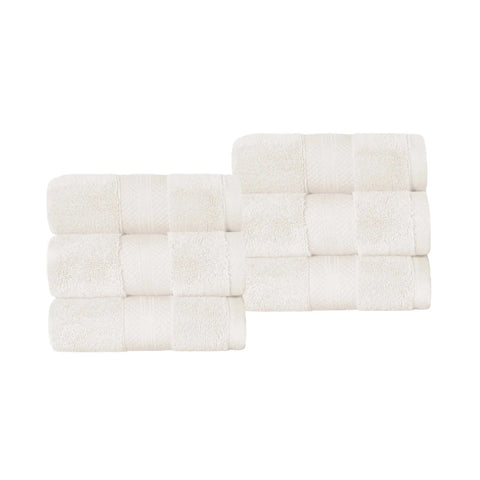Turkish Cotton Hand Towels 6-Piece Set