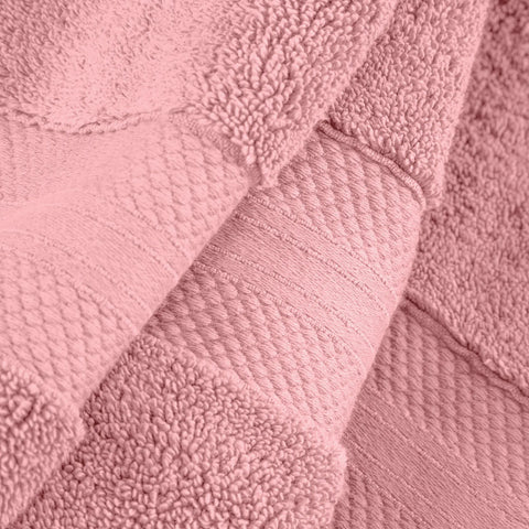 Turkish Cotton Towel Set 3-Piece Aria Plush Solid