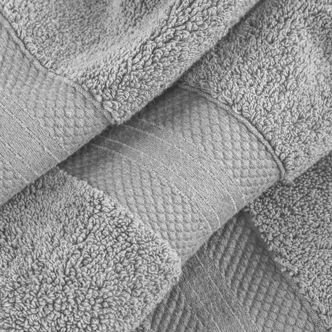 Turkish Cotton Towel Set 3-Piece Aria Plush Solid