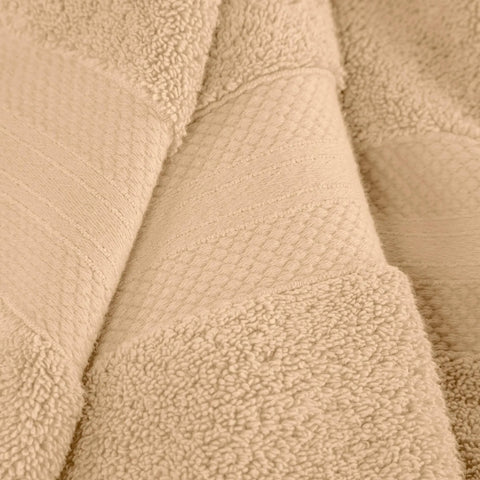 12 Piece Bath Towel Set Turkish Cotton Plush - Aria