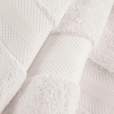 Turkish Cotton Towel Set 3-Piece Aria Plush Solid