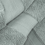 Turkish Cotton Towel Set 3-Piece Aria Plush Solid