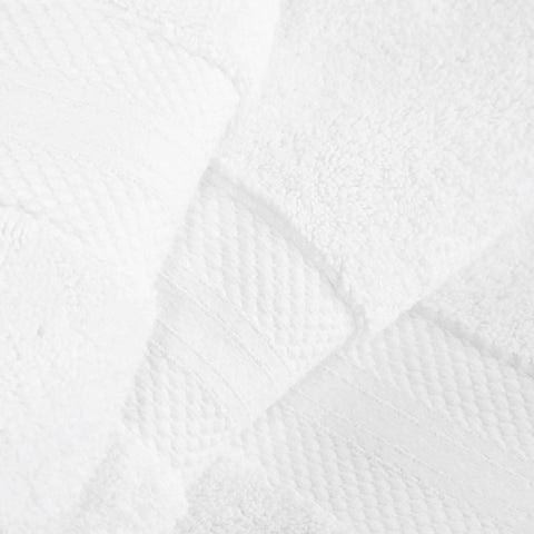 Turkish Cotton Towel Set 3-Piece Aria Plush Solid