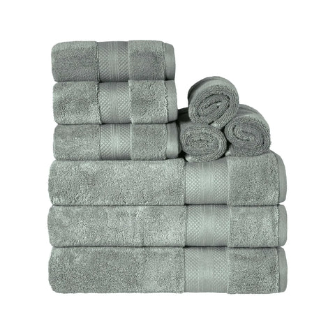 Turkish Cotton Bath Towel Set 9 Piece