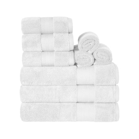 Turkish Cotton Bath Towel Set 9 Piece