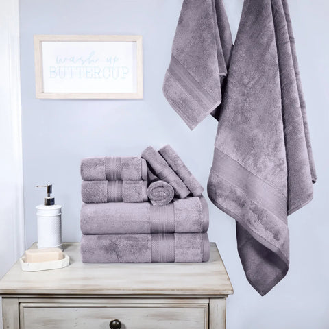 Turkish Cotton Bath Towel Set 9 Piece