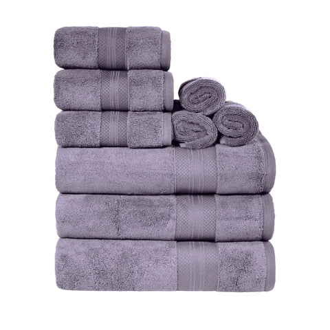 Turkish Cotton Bath Towel Set 9 Piece