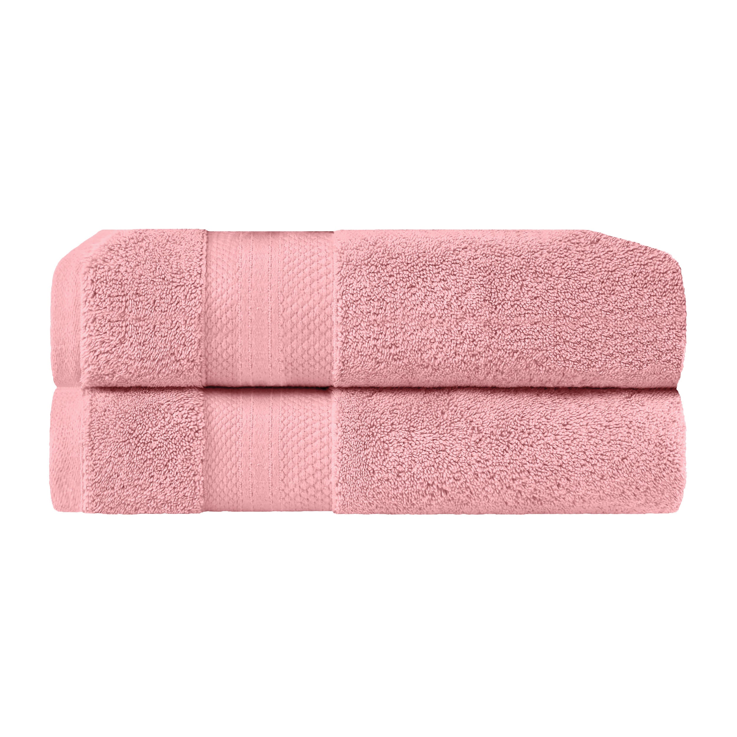 Aria Turkish Cotton Heavyweight Solid Absorbent 2 Piece Bath Towel Set