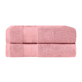 Aria Turkish Cotton Heavyweight Solid Absorbent 2 Piece Bath Towel Set