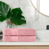 Aria Turkish Cotton Heavyweight Solid Absorbent 2 Piece Bath Towel Set