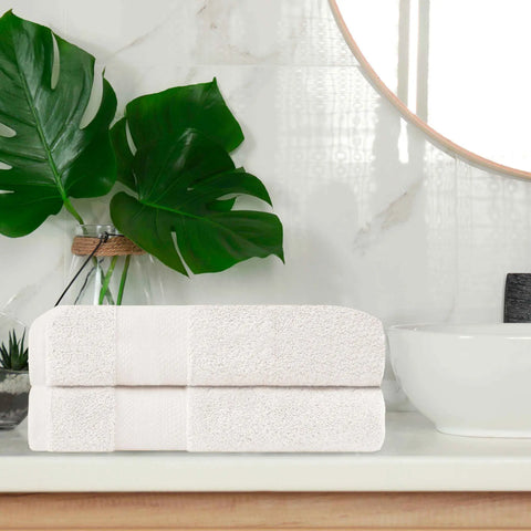Turkish Cotton Bath Towel Set Plush Absorbent - Aria