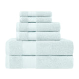 6 Piece Towel Set 100% Turkish Cotton Plush - Aria