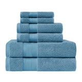 6 Piece Towel Set 100% Turkish Cotton Plush - Aria