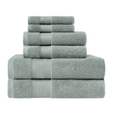 6 Piece Towel Set 100% Turkish Cotton Plush - Aria