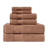 6 Piece Towel Set 100% Turkish Cotton Plush - Aria