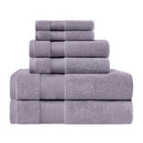 6 Piece Towel Set 100% Turkish Cotton Plush - Aria