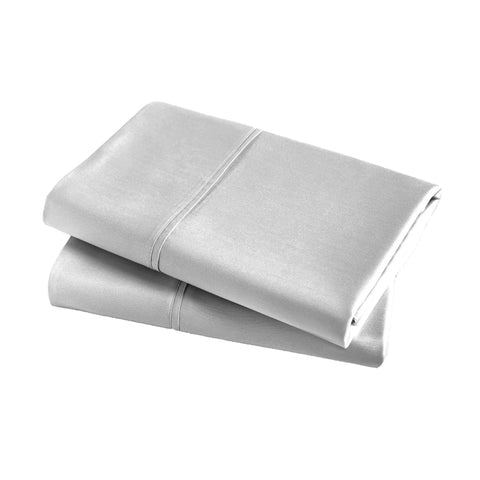 100% Egyptian Cotton 700 Thread Count Solid Pillowcase Set