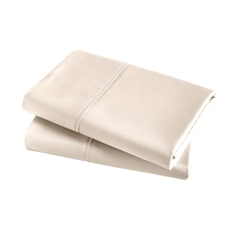 100% Egyptian Cotton 700 Thread Count Solid Pillowcase Set