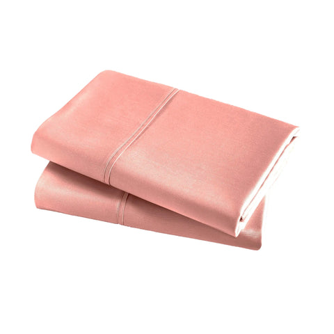 100% Egyptian Cotton 700 Thread Count Solid Pillowcase Set