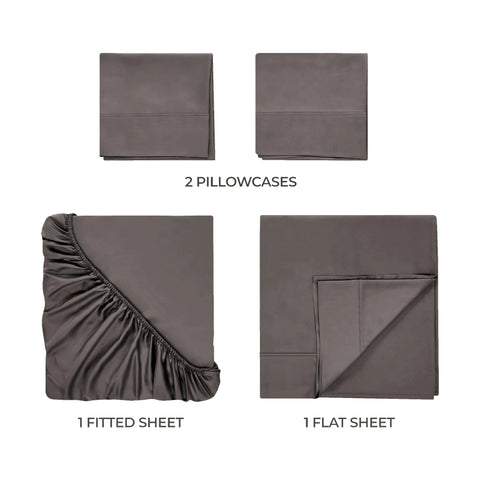 700 Thread Count Egyptian Cotton Sateen Bed Sheet Set