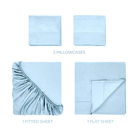 700 Thread Count Egyptian Cotton Sateen Bed Sheet Set