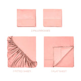 700 Thread Count Egyptian Cotton Sateen Bed Sheet Set