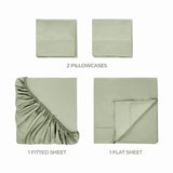 700 Thread Count Egyptian Cotton Sateen Bed Sheet Set