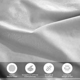 100% Egyptian Cotton 700 Thread Count Solid Pillowcase Set