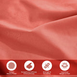 100% Egyptian Cotton 700 Thread Count Solid Pillowcase Set