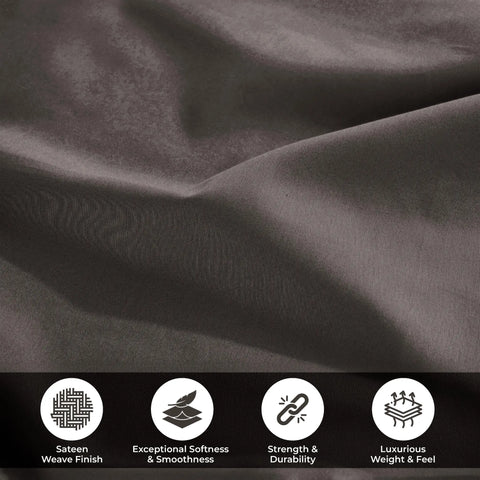 100% Egyptian Cotton 700 Thread Count Solid Pillowcase Set