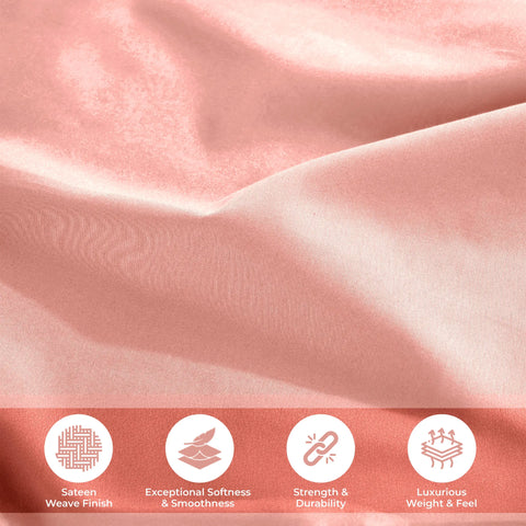 100% Egyptian Cotton 700 Thread Count Solid Pillowcase Set