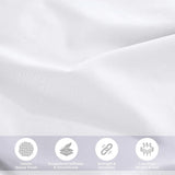 100% Egyptian Cotton 700 Thread Count Solid Pillowcase Set