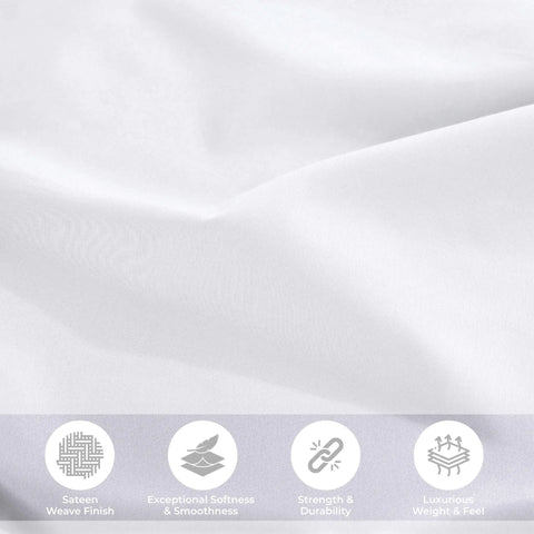 700 Thread Count Egyptian Cotton Sateen Bed Sheet Set