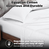 700 Thread Count Egyptian Cotton Sateen Bed Sheet Set