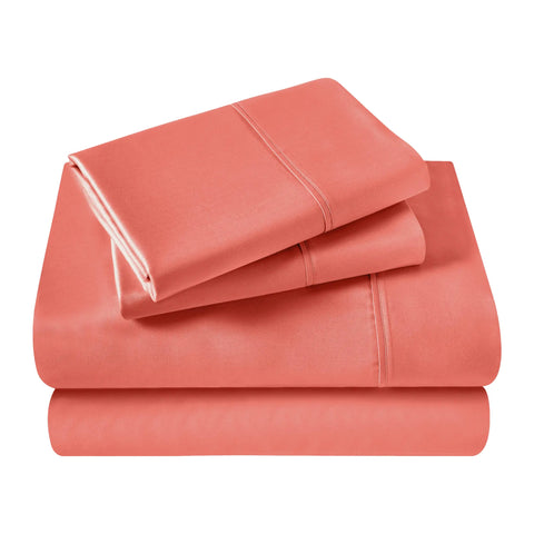 700 Thread Count Egyptian Cotton Sateen Bed Sheet Set