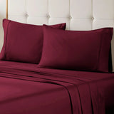 100% Egyptian Cotton 700 Thread Count Solid Pillowcase Set