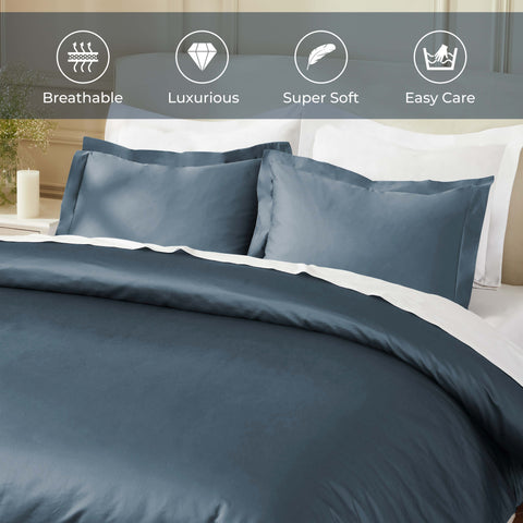 850 Thread Count Egyptian Cotton Solid Duvet Cover