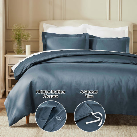 850 Thread Count Egyptian Cotton Solid Duvet Cover
